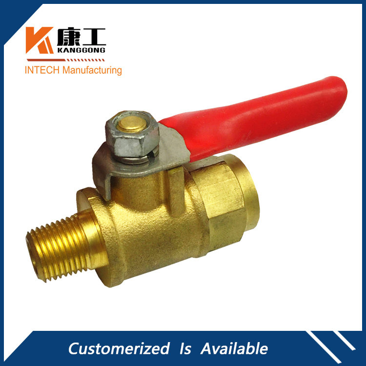 Compressor Air In-line Brass Mini Ball Valve