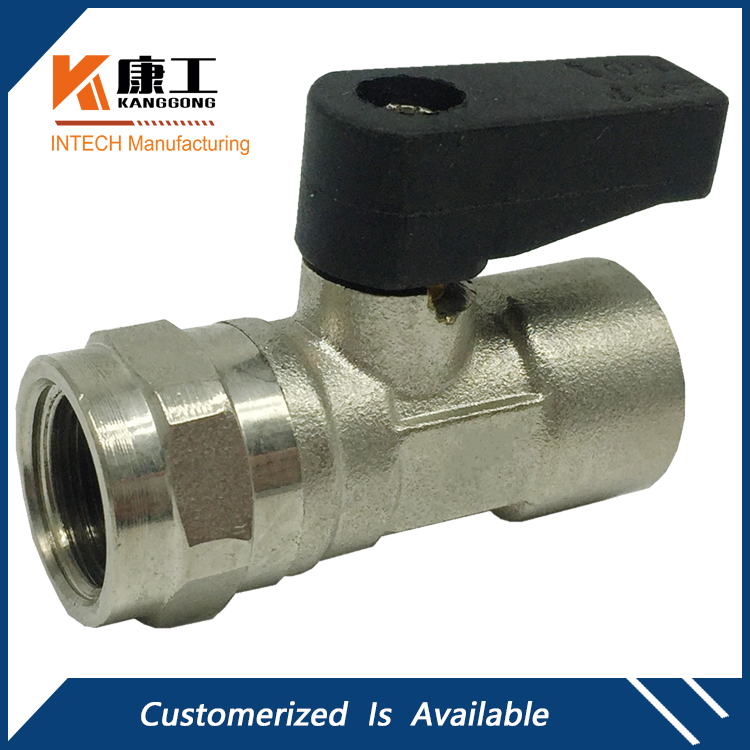 Nickel-Plated Brass Mini Ball Valves