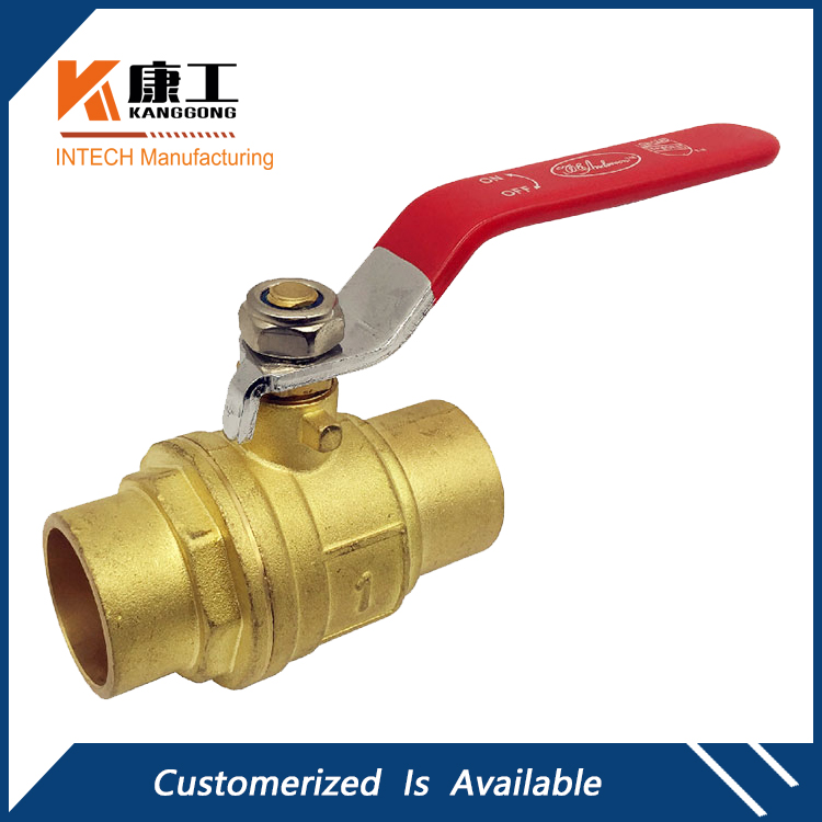 Solder End Full Port Brass Ball Valve