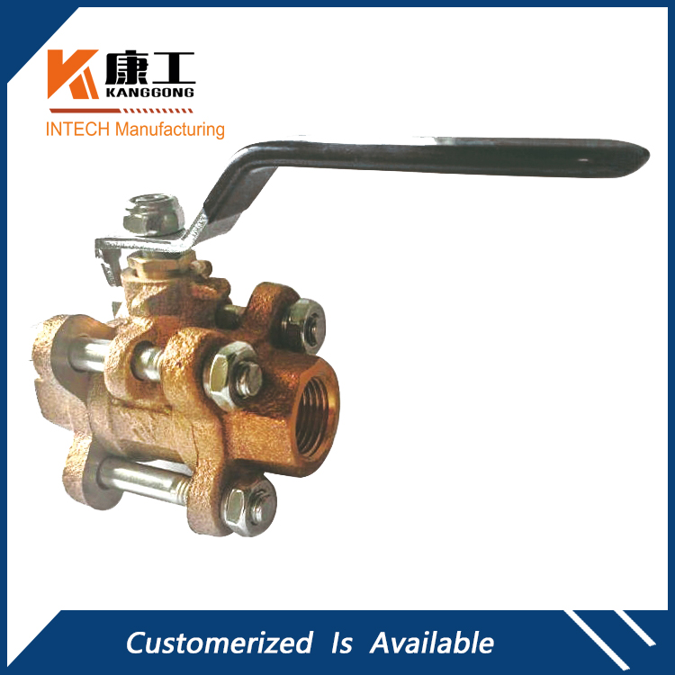 3PC Bronze Ball Valve