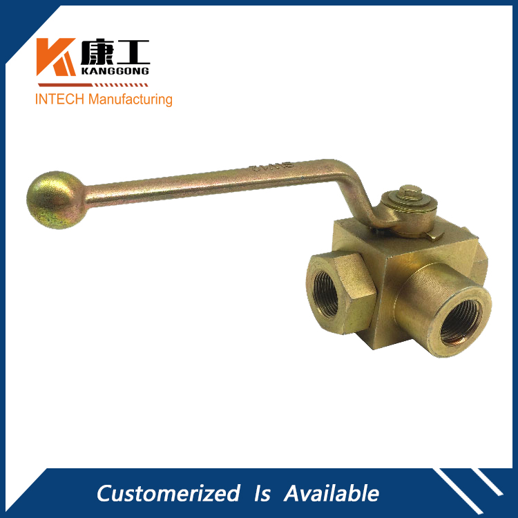 3-Way Diverting Carbon Steel Ball Valve