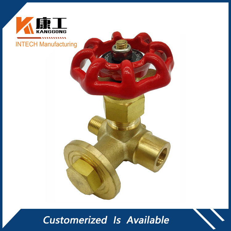 3-Ways Brass Needle Valves