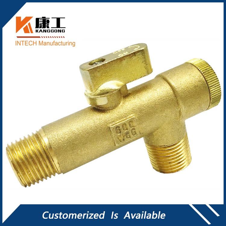 Brass Ball Valve Strainer Combo-- Heavier Duty