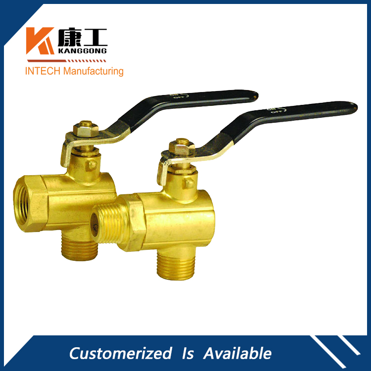 Right Angle Brass Ball Valve