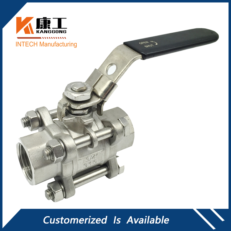 3PC Stainless Steel Ball Valve