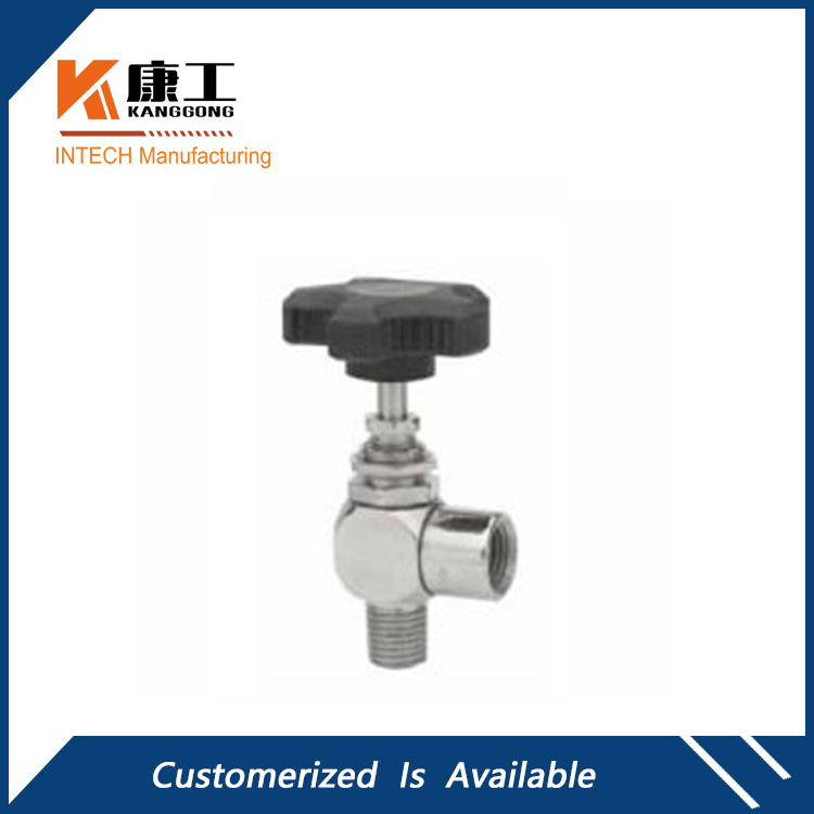 Panel-Mount Brass Needle  Valves with Soft-Tip