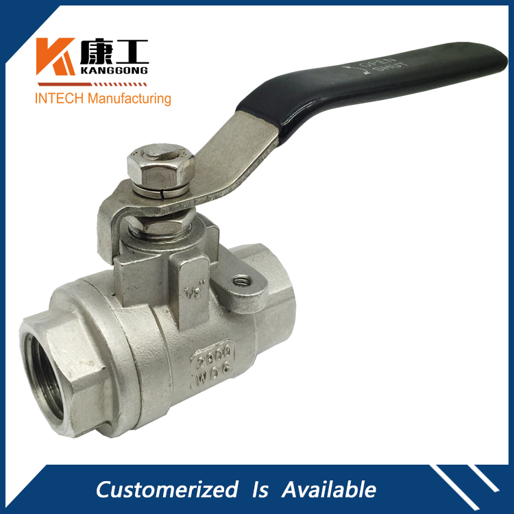 2000PSI Stainless Steel Ball Valve w/Lockable lever handle
