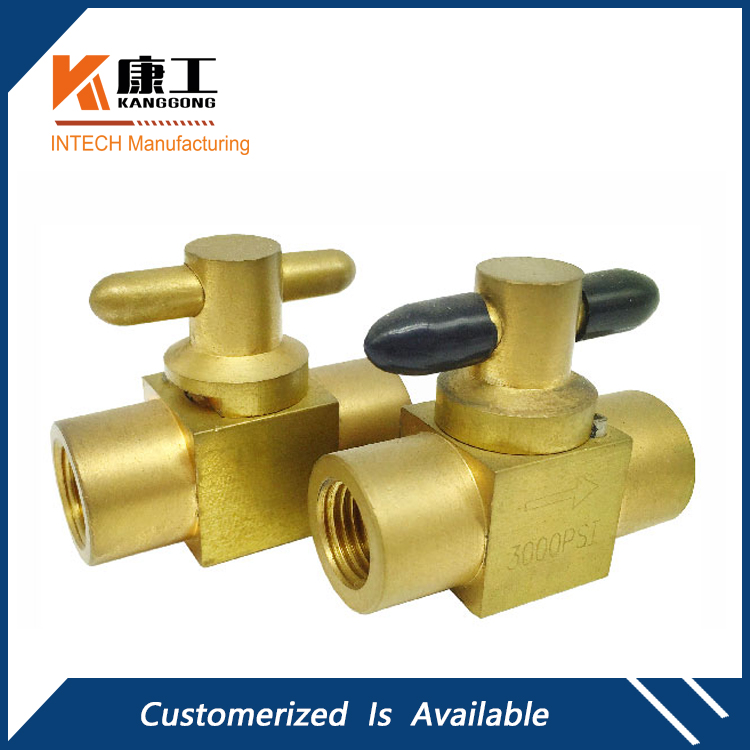 Brass or 316 Stainless Steel High Pressure Plug Valve