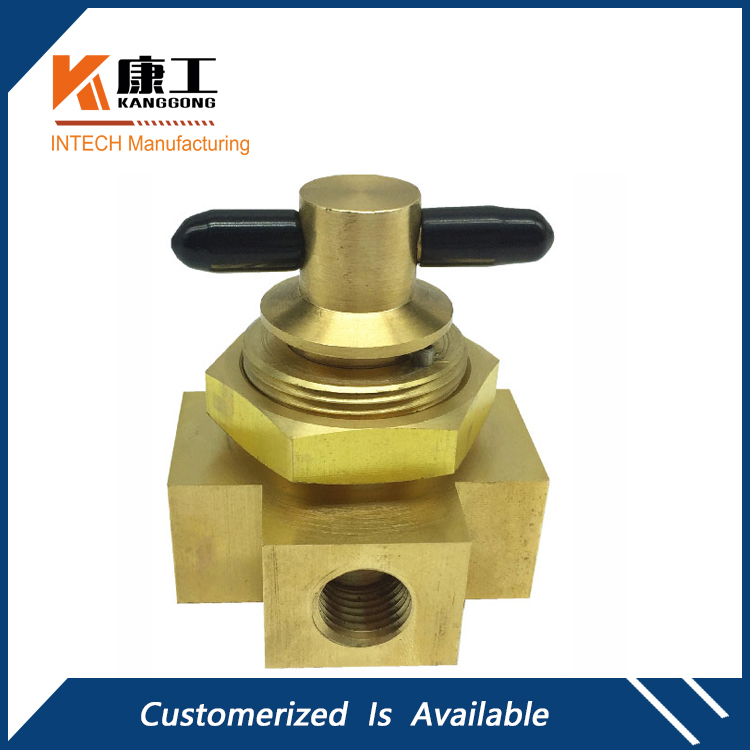 3-Way Brass High Pressure Plug Valve