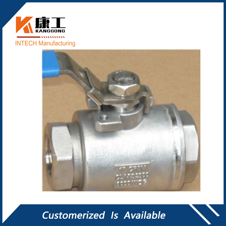 3000PSI, 316 Stainless Steel High-Pressure Seal Weld Ball Valve w/Lockable lever handle