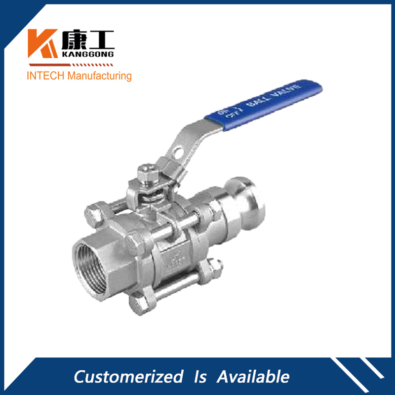 3PC Threaded/Quick Connector Ball Valve