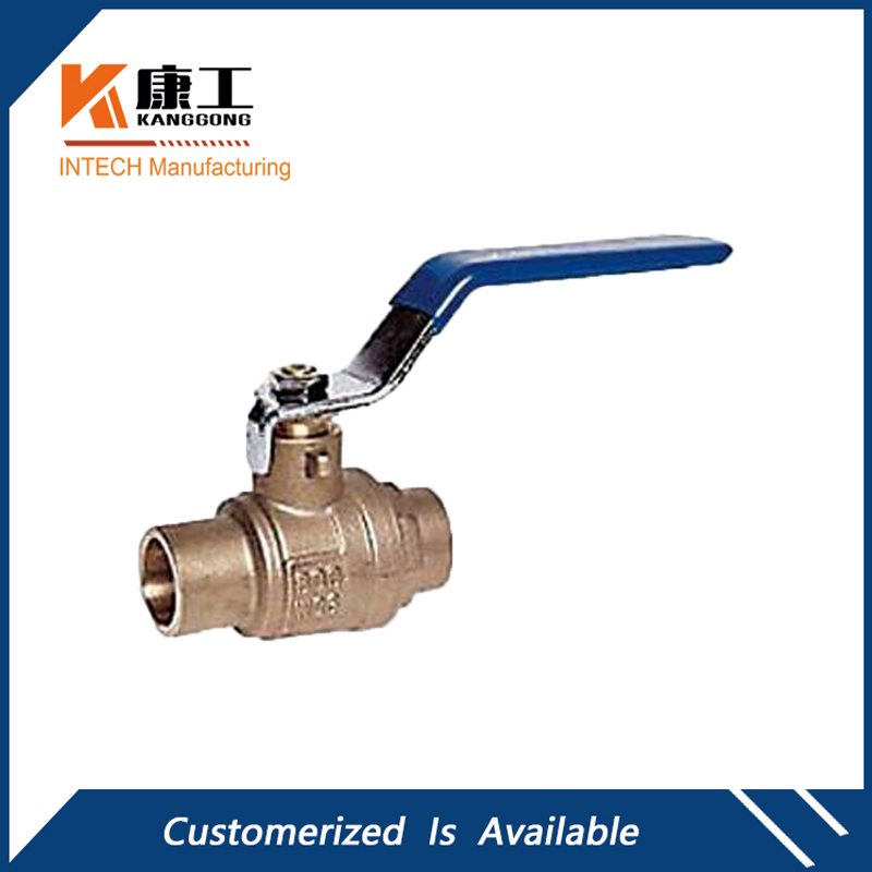 NSF approved, Lead Free Solder End Brass Ball Valve