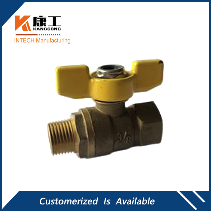 2PC Body Standard Port Brass Ball Valve