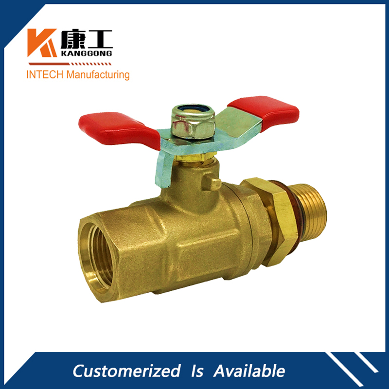 Full Port Brass Ball Valve, SAE thread