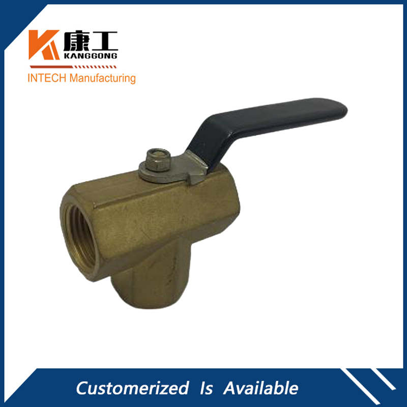 3-Way Diverting Brass Ball Valve Full Bore