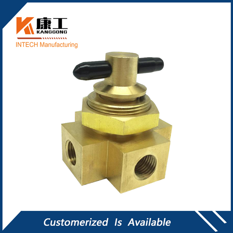 4-Way Brass High Pressure Plug Valve