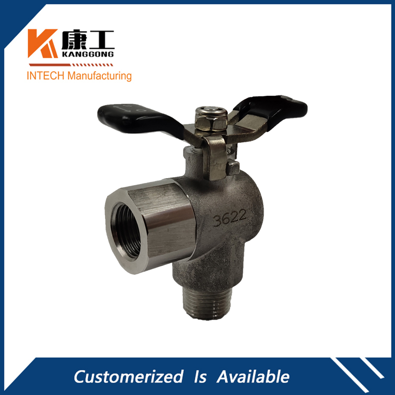 Right Angle Stainless Steel Ball Valve