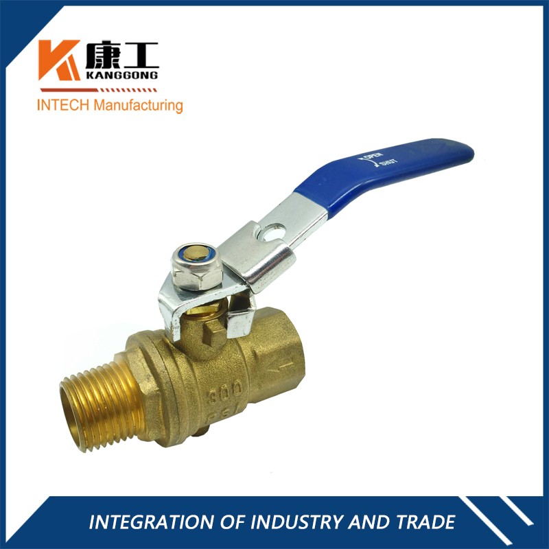Auto Drain Safety Exhaust Brass Ball Valve With Lockable Handle
