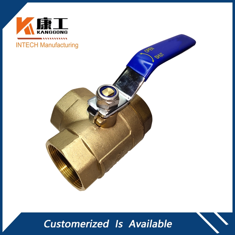 3-Way Diverting Brass Diversion Ball Valve,  L Port