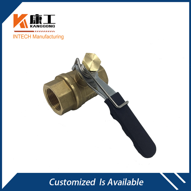 Brass Spring Handle Ball Valve